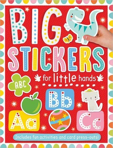 [9781800581791] Big Stickers for Little Hands ABC