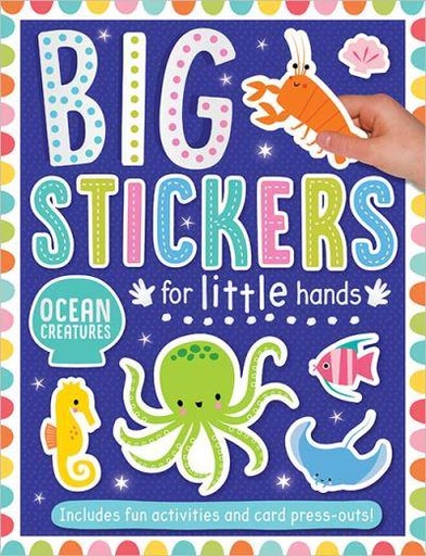 [9781800581784] Big Stickers for Little Hands Ocean Creatures