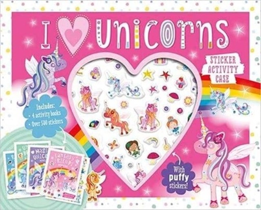 [9781800586628] I Love Unicorns Sticker Activity Case