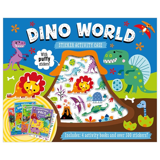 [9781800586703] Dino World Sticker Activity Case