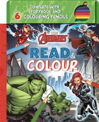 [9781839031854] Marvel Avengers Read & Colour