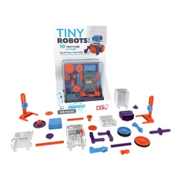 [9780760366639] Tiny Robots!: 15 Ingenious Motorized Builds! Big Science. Tiny Tools. Includes Enormous Engineering Foldout!
