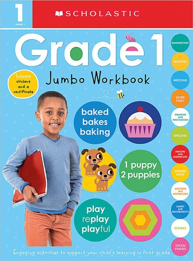 [9781338715590] First Grade Jumbo Workbook