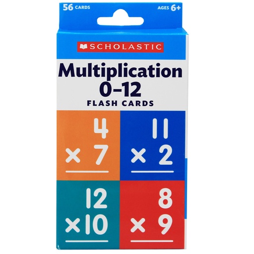 [9781338233575] Flash Cards: Multiplication 0 - 12