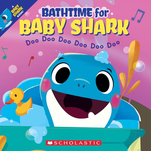 [9781338740035] Bathtime for Baby Shark