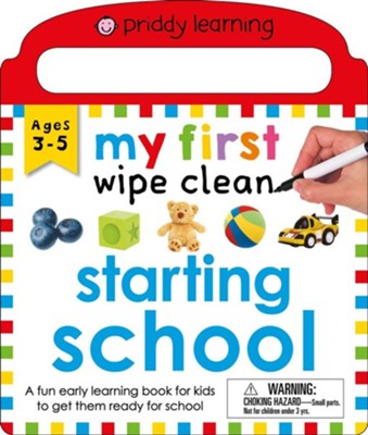 [9780312529963] My First Wipe Clean: Starting School