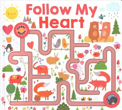 [9780312528409] Maze Book: Follow My Heart Large