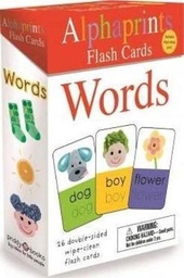 [9780312521882] Alphaprints: Wipe Clean Flash Cards Words
