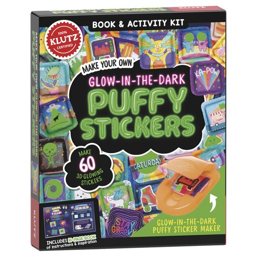 [9781338775419] Make Your Own Glow in the Dark Puffy Stickers