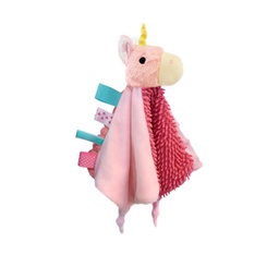 [5060236483928] Sensory Snuggables Unicorn Blankie