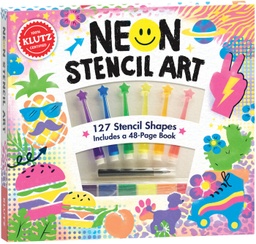 [9781338825237] Neon Stencil Art