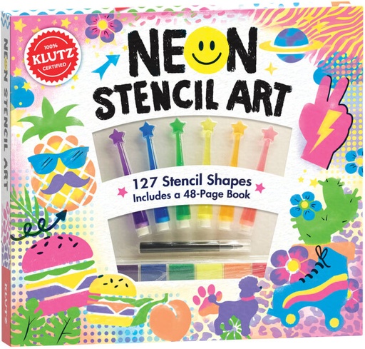 [9781338825237] Neon Stencil Art