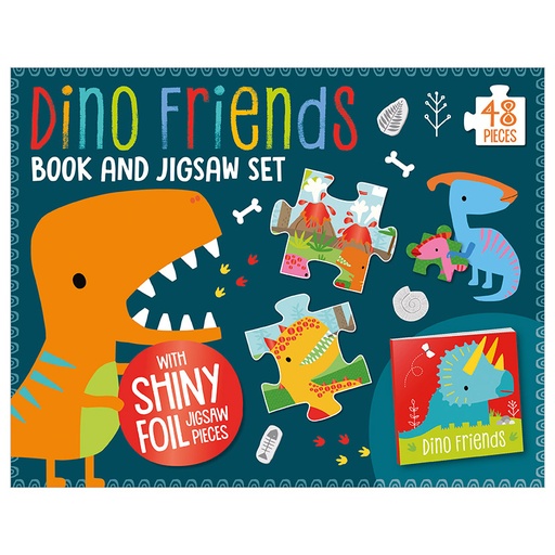 [9781789478921] Dino Friends Book and Jigsaw Box Set