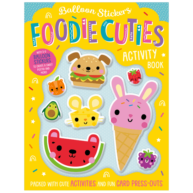 [9781803370828] Balloon Stickers Foodie Cuties