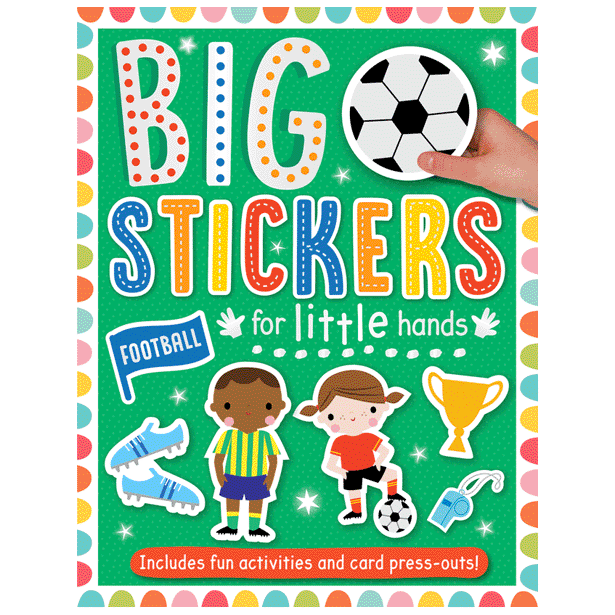 [9781803370118] Big Stickers for Little Hands Football