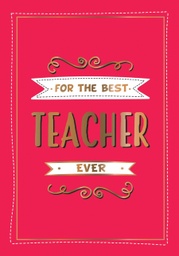 [9781786859631] For the Best Teacher Ever