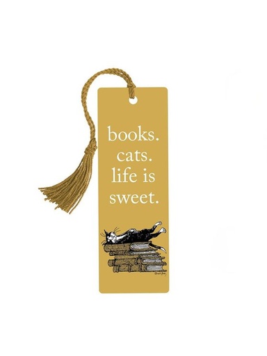 [9780593764695] BOOKSTORE CATS LIFE BOOKMARK
