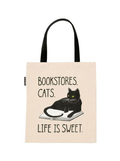 [9780593276730] Bookstore Cats Tote Bag