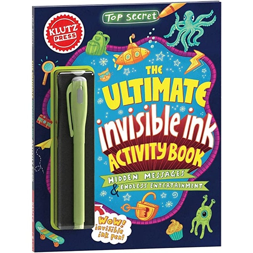 [9781338745283] Top Secret the Ultimate Invisible Ink Activity Book (Klutz)
