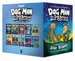 [9781338792164] Dog Man: The Supa Buddies Mega Collection (Dog Man #1-10 Box Set)