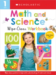 [9781338849905] First Grade Math/Science Wipe Clean Workbook