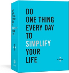 [9780593232941] Do One Thing Every Day to Simplify Your Life: A Journal