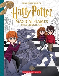 [9781338890600] Magical Games Coloring Book (Harry Potter)