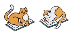 [9780593749579] CURL UP WITH A BOOK PINS