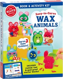 [9781338896084] Klutz: Easy-to-Carve Wax Animals