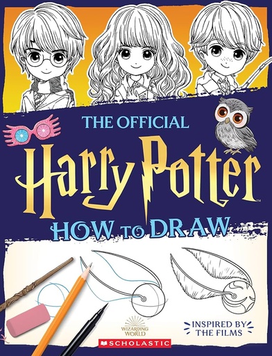 [9781339032313] The Official Harry Potter How to Draw