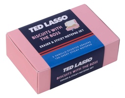 [9798886635706] Ted Lasso: Biscuits With The Boss Scented Eraser & Sticky Notepad Set