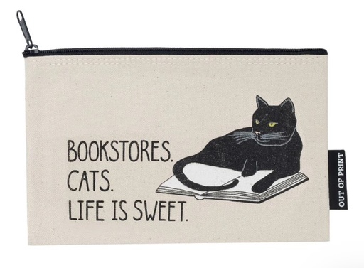 [9780593749227] Bookstore Cats pouch