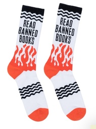 [9780593478639] Read Banned Books Gym Socks - Small