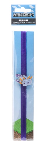 [9781647228392] Minecraft: Axolotl Enamel Charm Bookmark