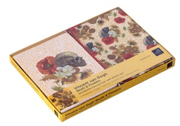 [9798886631821] Van Gogh Skulls and Flowers Notebook Collection and Pouch Set