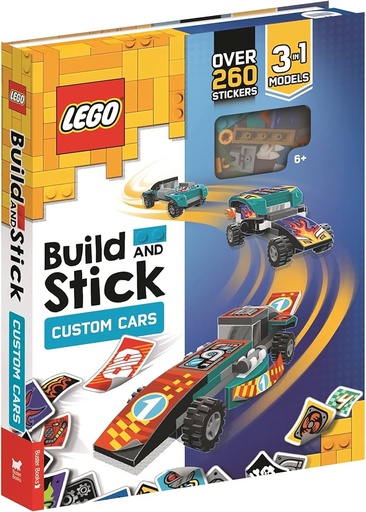[9781780558141] LEGO® Build and Stick: Custom Cars
