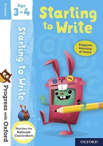 [9780192765369] Progress with Oxford: Starting to Write Age 3-4