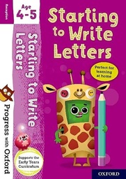 [9780192780669] Progress with Oxford: Progress with Oxford: Starting to Write Letters Age 4-5