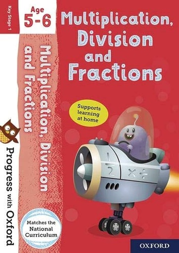 [9780192765789] Progress with Oxford: Multiplication, Division and Fractions Age 5-6
