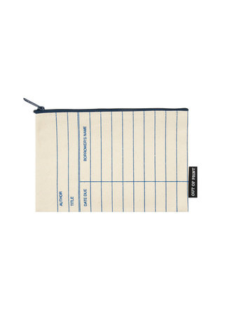 [9780593274330] Library Card (natural) pouch