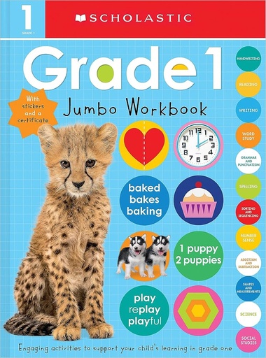 [9781339010014] First Grade Jumbo Workbook