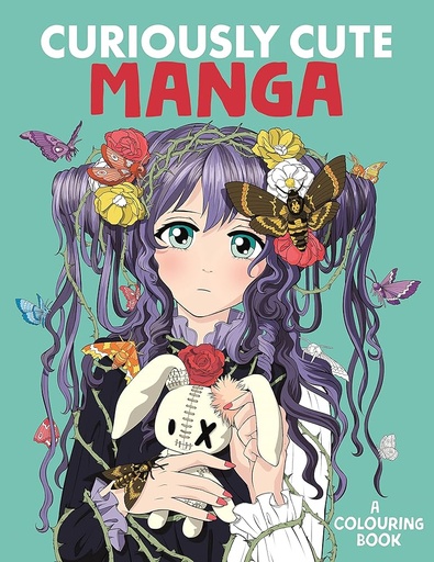 [9781912785780] Curiously Cute Manga: A Colouring Book