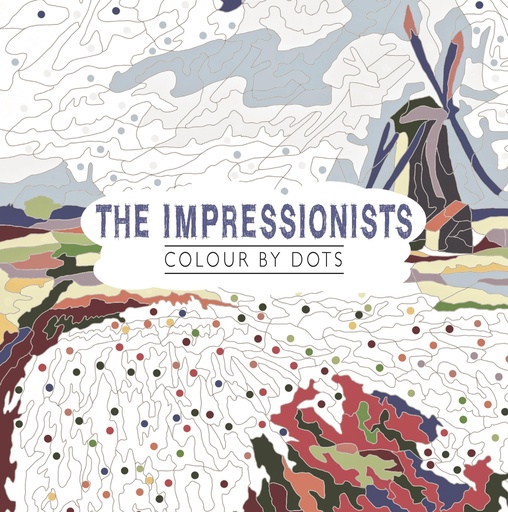 [9781915751225] The Impressionists: Colour by Dots