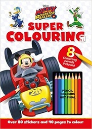 [9781788103176] Super Colouring Disney - Junior Micker And Roadster Racers