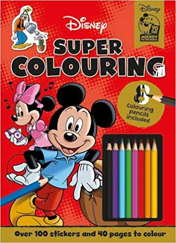 [9781789053692] Super Colouring Disney MICKEY MOUSE