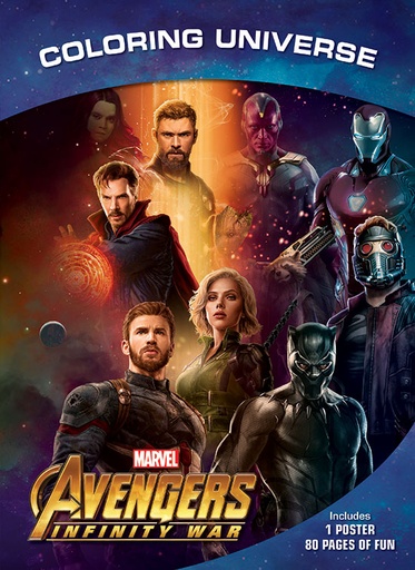 [9786144692028] AVENGERS INFINITY WAR colouring universe