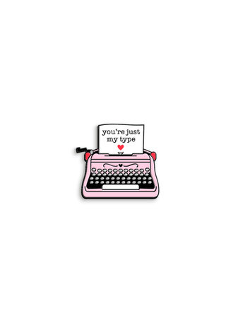 [9798217107858] You're Just My Type Enamel Pin
