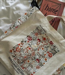 [ST01020020021] William Morris Red Rose - Tote Bag