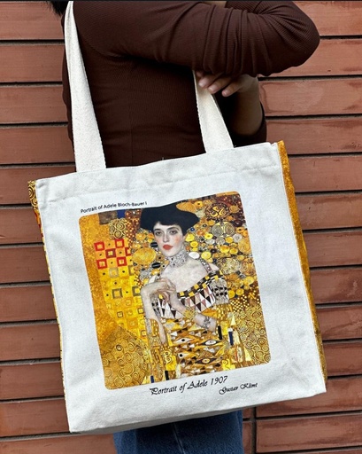 [ST01020020025] Gustav Klimt Portrait of Adele - Tote Bag
