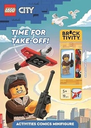 [9781837250820] LEGO® City: Time for Take-Off! Activity Book (with Freddie Flyer minifigure and